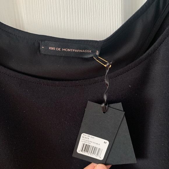 kiki de montparnasse. double layer black top - Picture 3 of 9